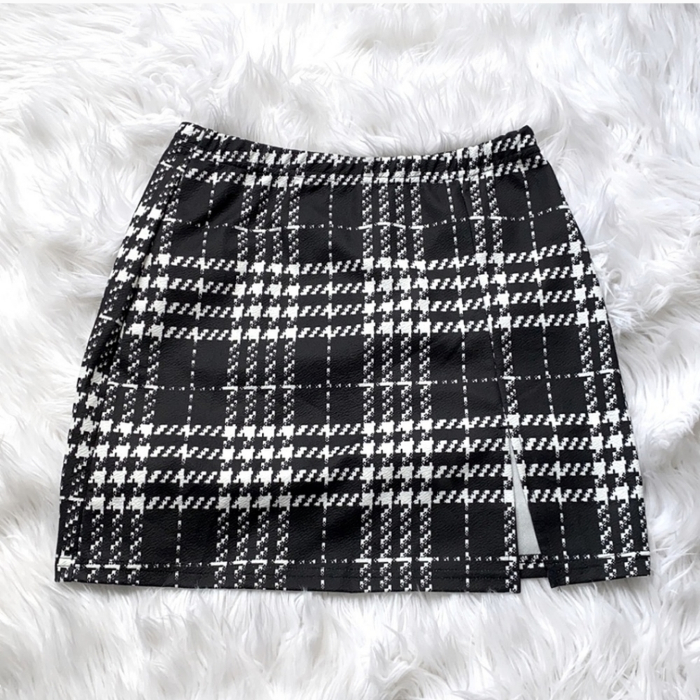 🤍🫧[ Shein ] Clueless Plaid Mini Skirt